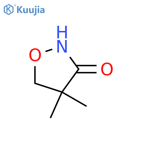 3-Isoxazolidinone,4,4-dimethyl- structure