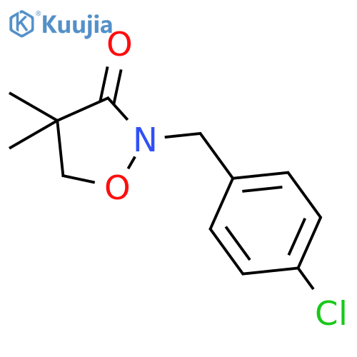 3-Isoxazolidinone, 2-[(4-chlorophenyl)methyl]-4,4-dimethyl- structure