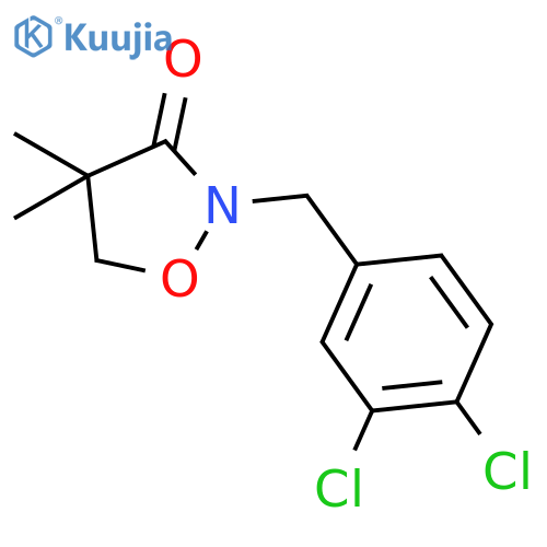 3-Isoxazolidinone, 2-[(3,4-dichlorophenyl)methyl]-4,4-dimethyl- structure