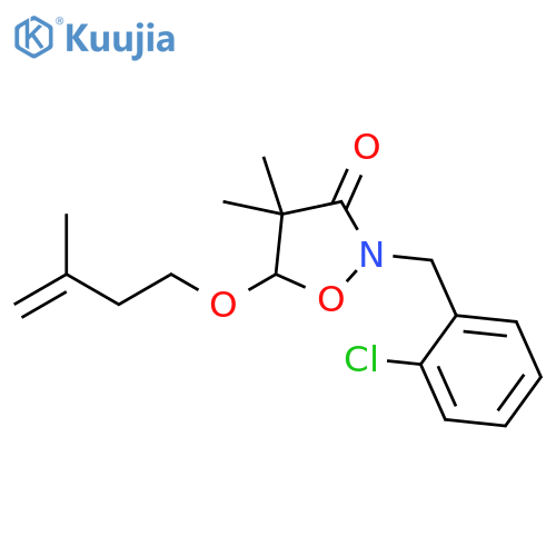 3-Isoxazolidinone,2-[(2-chlorophenyl)methyl]-4,4-dimethyl-5-[(3-methyl-3-butenyl)oxy]- structure
