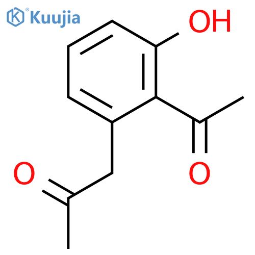 2-Propanone, 1-(2-acetyl-3-hydroxyphenyl)- structure