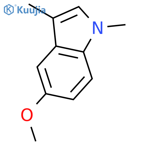 1H-Indole, 5-methoxy-1,3-dimethyl- structure