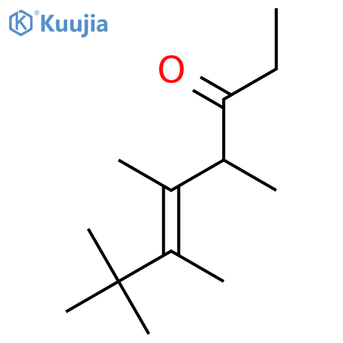 5-Octen-3-one, 4,5,6,7,7-pentamethyl- structure