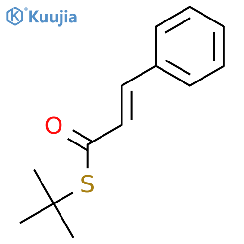 2-Propenethioic acid, 3-phenyl-, S-(1,1-dimethylethyl) ester structure