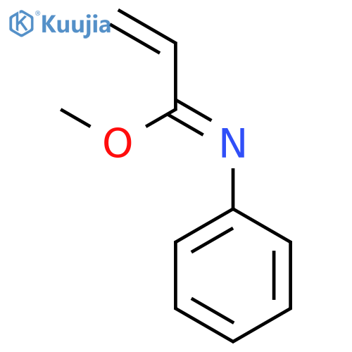 2-PROPENIMIDIC ACID, N-PHENYL-, METHYL ESTER structure