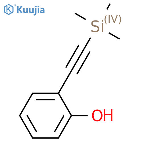 2-2-(Trimethylsilyl)ethynyl-phenol structure