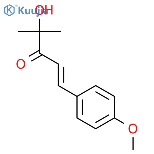 1-Penten-3-one, 4-hydroxy-1-(4-methoxyphenyl)-4-methyl-, (1E)- structure