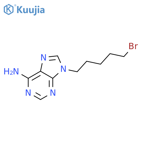 9-(5-Bromopentyl)-9H-purin-6-amine structure
