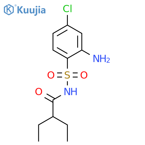 Butanamide, N-[(2-amino-4-chlorophenyl)sulfonyl]-2-ethyl- structure