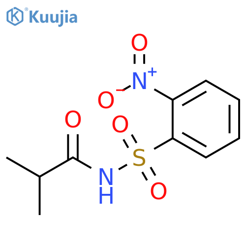 Propanamide, 2-methyl-N-[(2-nitrophenyl)sulfonyl]- structure