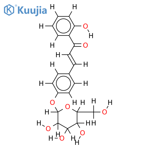 4-O-beta-D-Glucopyranoside-2',4-Dihydroxychalcone structure