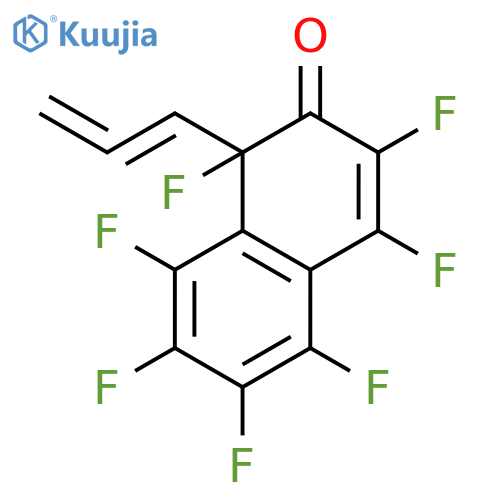 2(1H)-NAPHTHALENONE, 1,3,4,5,6,7,8-HEPTAFLUORO-1-(1,2-PROPADIENYL)- structure