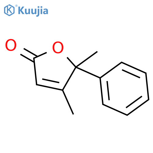 2(5H)-FURANONE, 4,5-DIMETHYL-5-PHENYL- structure