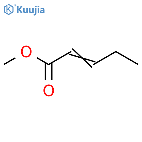 Methyl 2-pentenoate structure
