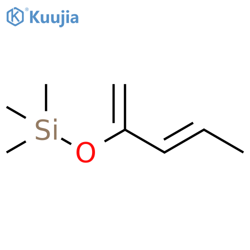 SILANE, TRIMETHYL[[(2E)-1-METHYLENE-2-BUTENYL]OXY]- structure