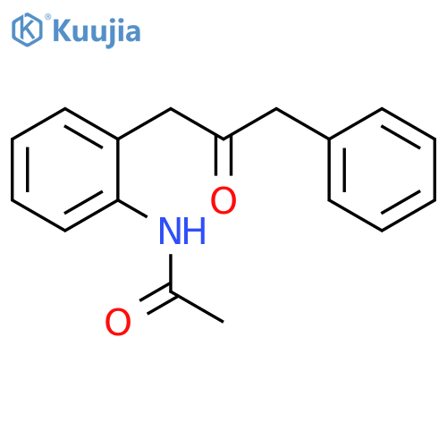 Acetamide, N-[2-(2-oxo-3-phenylpropyl)phenyl]- structure