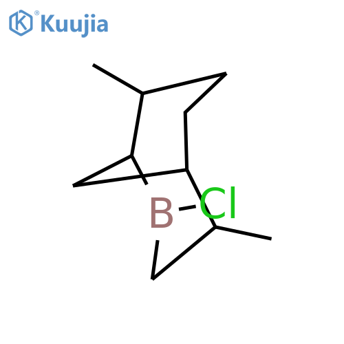 2-BORABICYCLO[3.3.1]NONANE, 2-CHLORO-4,8-DIMETHYL- structure