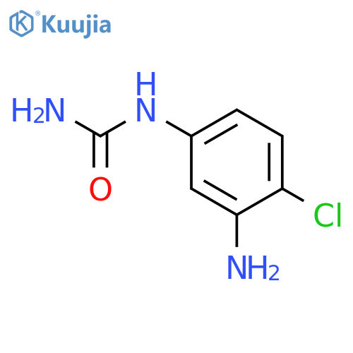 (3-amino-4-chlorophenyl)urea structure