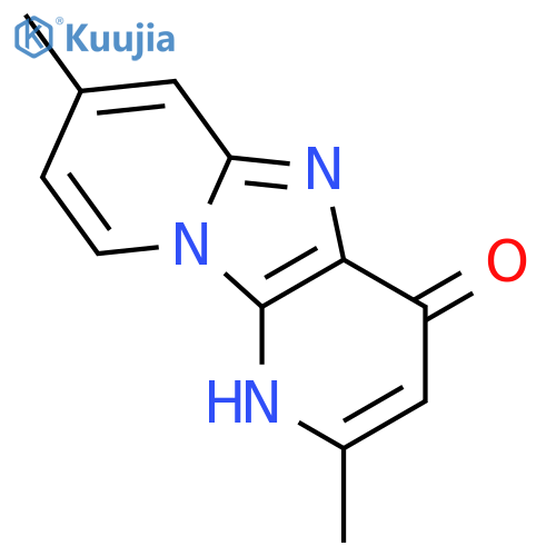 Pyrido[3',2':4,5]imidazo[1,2-a]pyridin-4-ol,2,7-dimethyl- structure