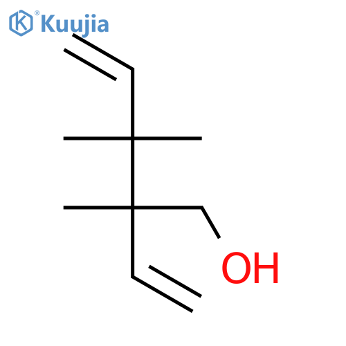 4-PENTEN-1-OL, 2-ETHENYL-2,3,3-TRIMETHYL- structure