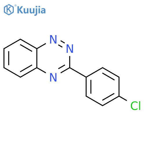 1,2,4-Benzotriazine, 3-(4-chlorophenyl)- structure