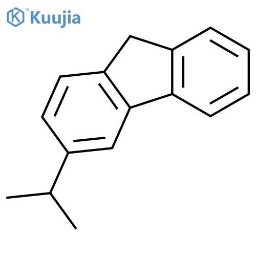 9H-Fluorene, 3-(1-methylethyl)- structure