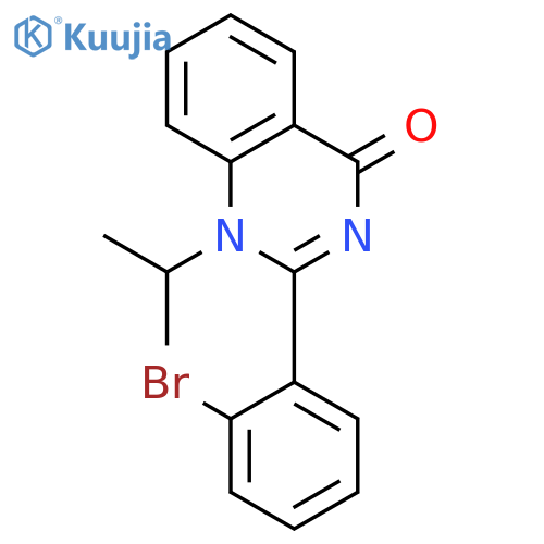 4(1H)-QUINAZOLINONE, 2-(2-BROMOPHENYL)-1-(1-METHYLETHYL)- structure
