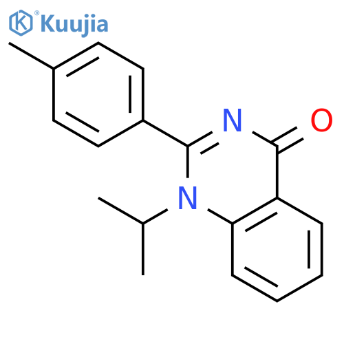 4(1H)-Quinazolinone, 1-(1-methylethyl)-2-(4-methylphenyl)- structure
