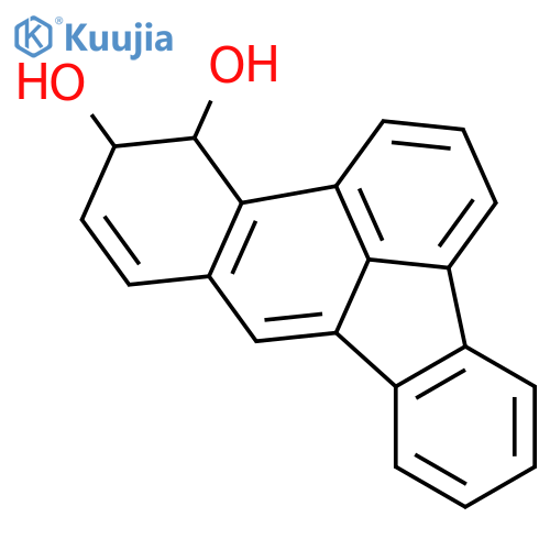 trans-11,12-Dihydro-11,12-dihydroxybenzobfluoranthene structure