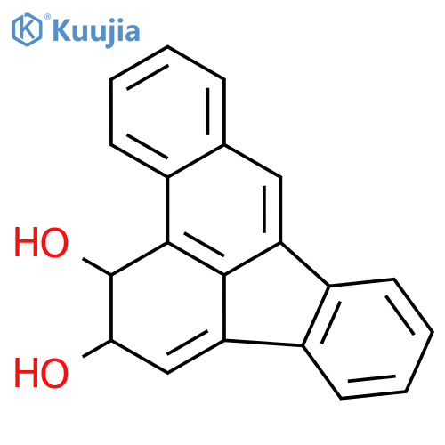 1,2-dihydrobenzo[e]acephenanthrylene-1,2-diol structure