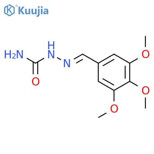 Hydrazinecarboxamide, 2-[(3,4,5-trimethoxyphenyl)methylene]- structure