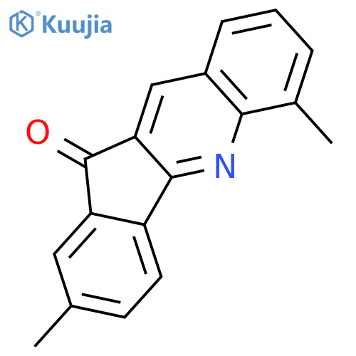 11H-INDENO[1,2-B]QUINOLIN-11-ONE, 2,6-DIMETHYL- structure