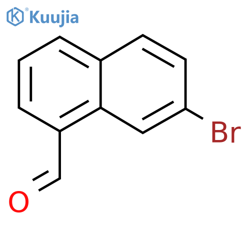 7-Bromonaphthalene-1-carbaldehyde structure