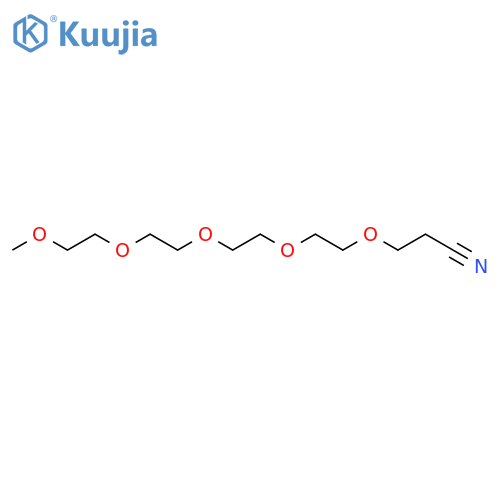m-PEG5-nitrile structure