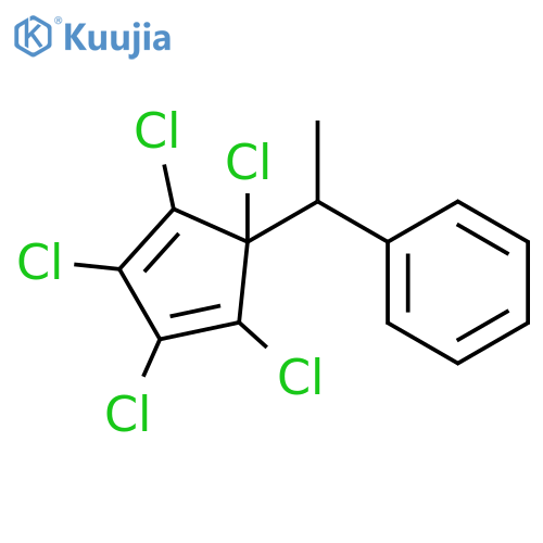 BENZENE, [1-(1,2,3,4,5-PENTACHLORO-2,4-CYCLOPENTADIEN-1-YL)ETHYL]- structure