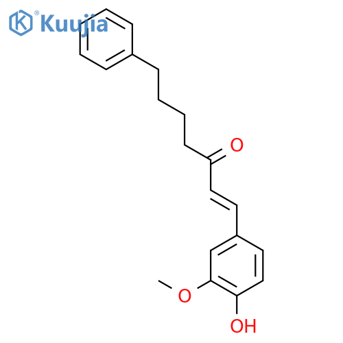 (1E)-1-(4-hydroxy-3-methoxyphenyl)-7-phenylhept-1-en-3-one structure
