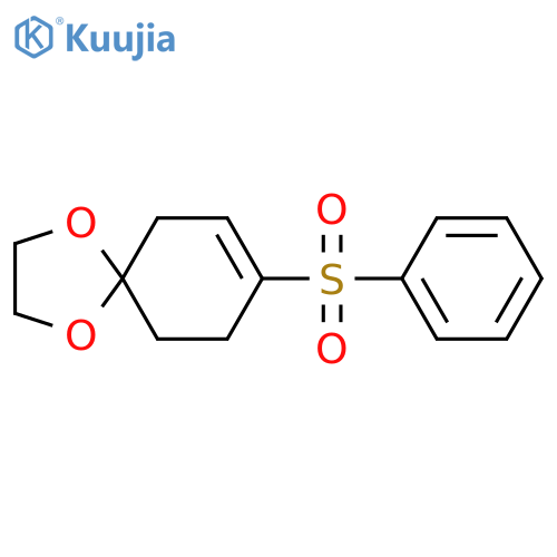 1,4-Dioxaspiro[4.5]dec-7-ene, 8-(phenylsulfonyl)- structure