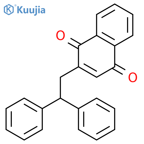 1,4-NAPHTHALENEDIONE, 2-(2,2-DIPHENYLETHYL)- structure