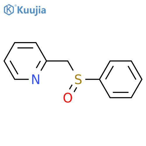 Pyridine, 2-[(phenylsulfinyl)methyl]- structure