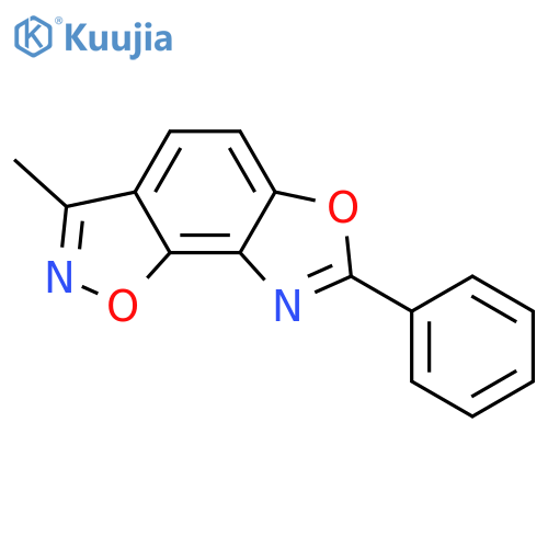 Oxazolo[5,4-g]-1,2-benzisoxazole, 3-methyl-7-phenyl- structure