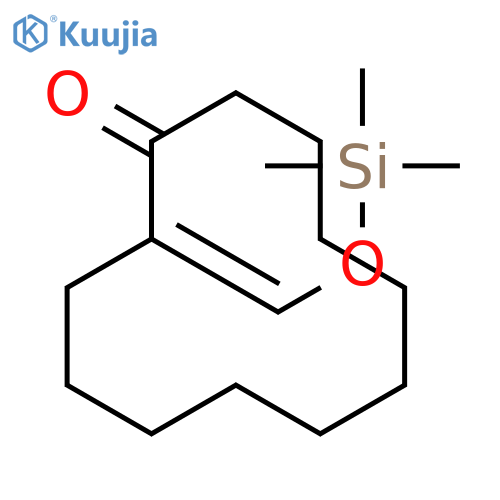 CYCLODODECANONE, 2-[[(TRIMETHYLSILYL)OXY]METHYLENE]- structure