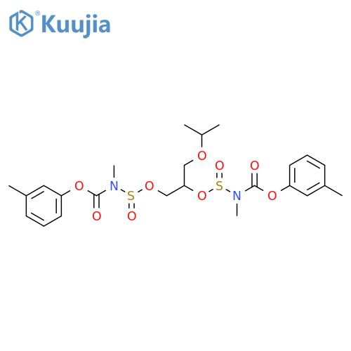 4,7-Dioxa-3,8-dithia-2,9-diazadecanedioic acid, 2,9-dimethyl-5-[(1-methylethoxy)methyl]-, bis(3-methylphenyl) ester, 3,8-dioxide (9CI) structure