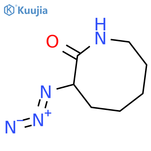 2(1H)-Azocinone, 3-azidohexahydro- structure
