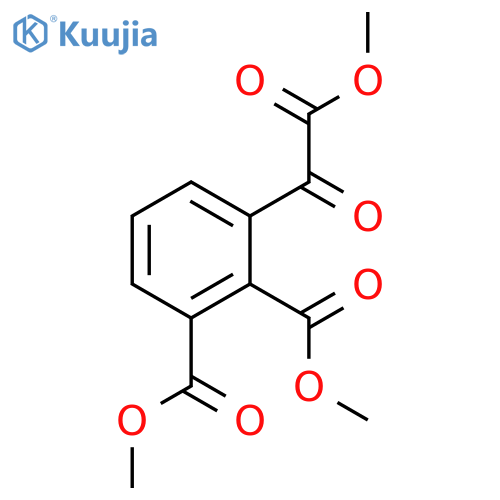 BENZENEDICARBOXYLIC ACID, (METHOXYOXOACETYL)-, DIMETHYL ESTER structure