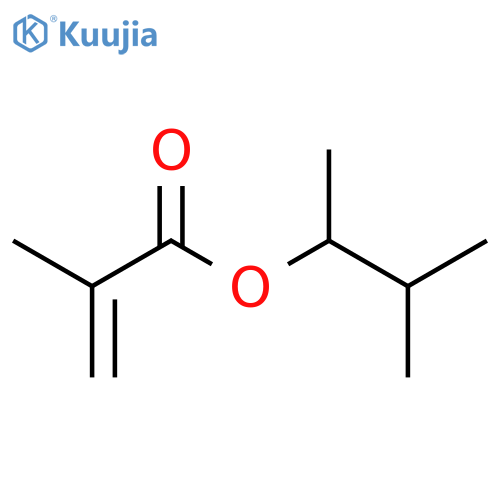 2-Propenoic acid, 2-methyl-, 1,2-dimethylpropyl ester structure