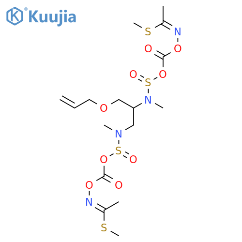 methyl (1Z)-N-({(12Z)-4,7,13-trimethyl-3,8-dioxido-10-oxo-5-[(prop-2-en-1-yloxy)methyl]-2,9,11-trioxa-3lambda~4~,8lambda~4~,14-trithia-4,7,12-triazapentadec-12-enoyl}oxy)ethanimidothioate structure