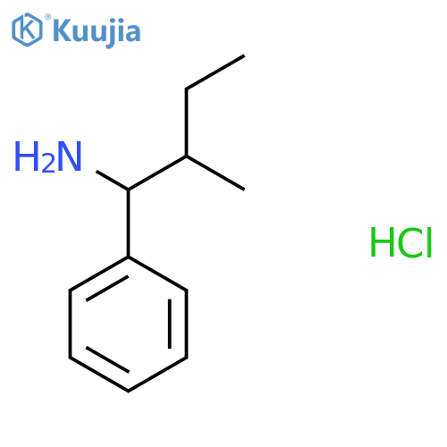 2-Methyl-1-phenyl-1-butylamine Hydrochloride structure