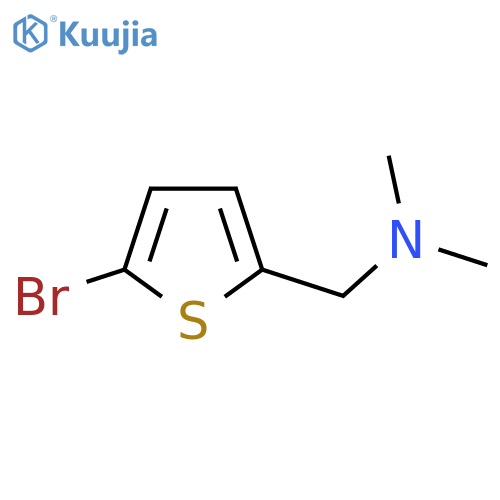 (5-bromothiophen-2-yl)methyldimethylamine structure