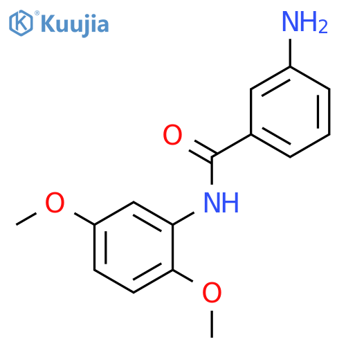 3-Amino-N-(2,5-dimethoxyphenyl)benzamide structure