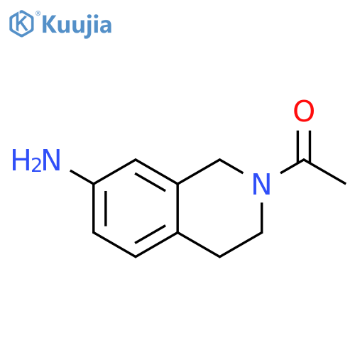 1-(7-amino-1,2,3,4-tetrahydroisoquinolin-2-yl)ethan-1-one structure